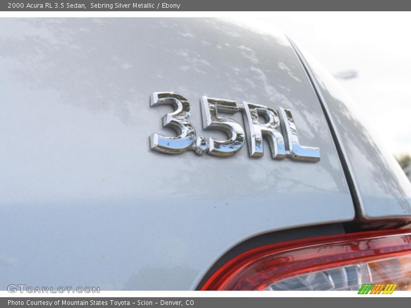 Sebring Silver Metallic / Ebony 2000 Acura RL 3.5 Sedan