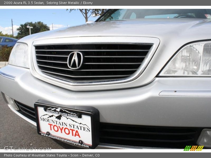 Sebring Silver Metallic / Ebony 2000 Acura RL 3.5 Sedan