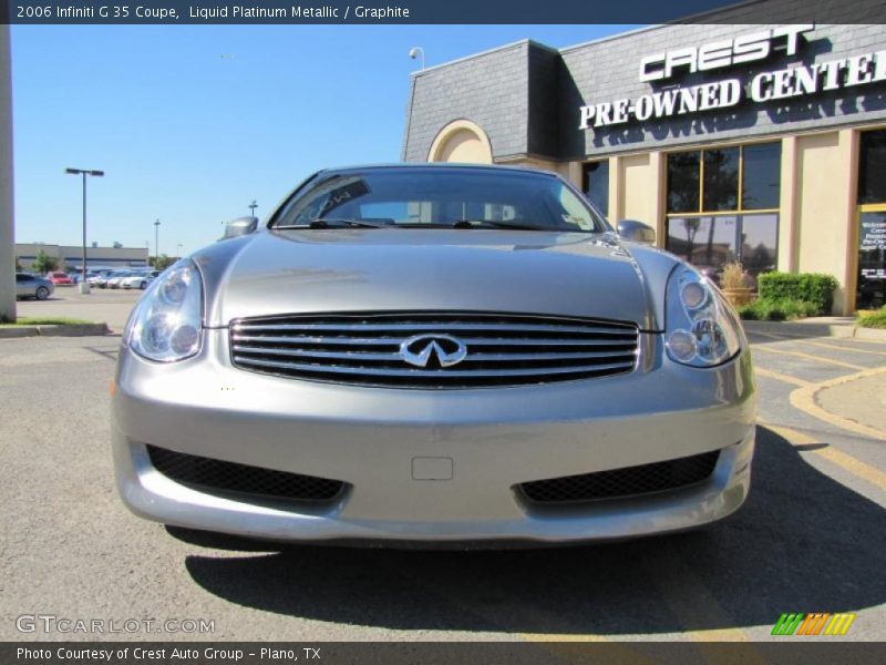 Liquid Platinum Metallic / Graphite 2006 Infiniti G 35 Coupe