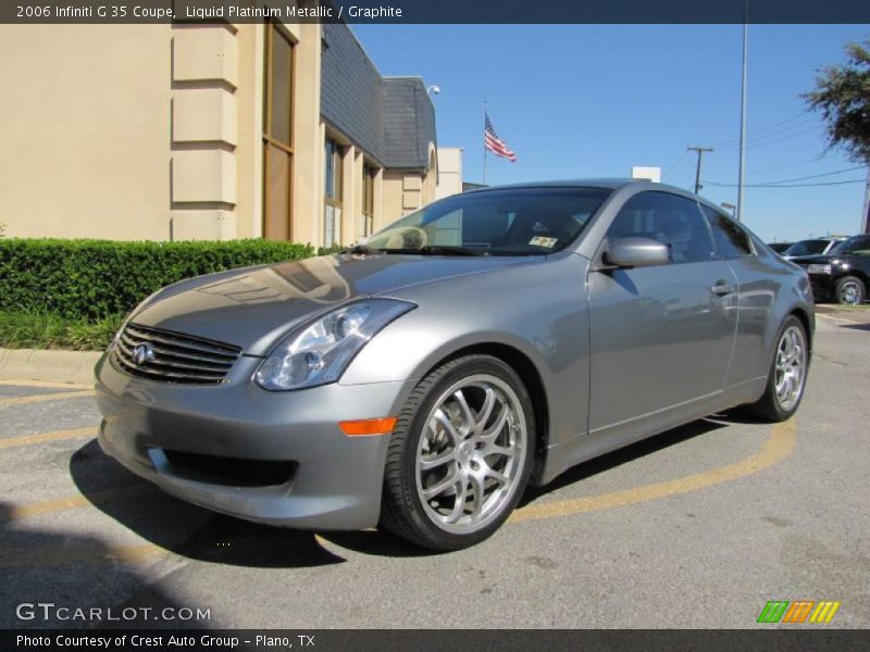 Liquid Platinum Metallic / Graphite 2006 Infiniti G 35 Coupe