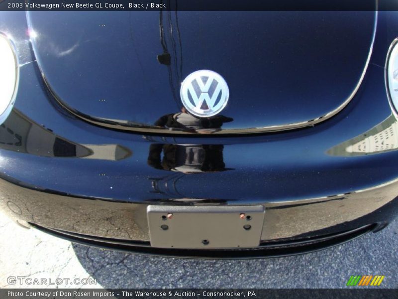 Black / Black 2003 Volkswagen New Beetle GL Coupe