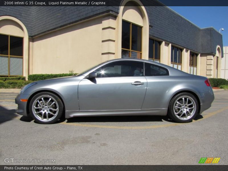Liquid Platinum Metallic / Graphite 2006 Infiniti G 35 Coupe