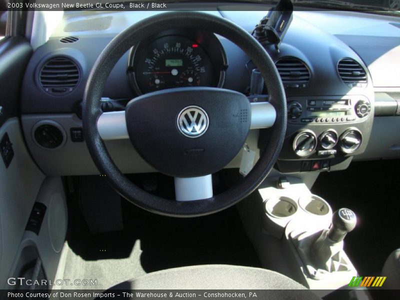 Black / Black 2003 Volkswagen New Beetle GL Coupe