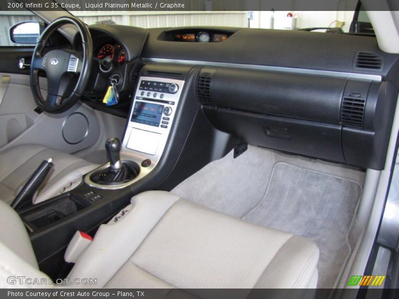 Liquid Platinum Metallic / Graphite 2006 Infiniti G 35 Coupe