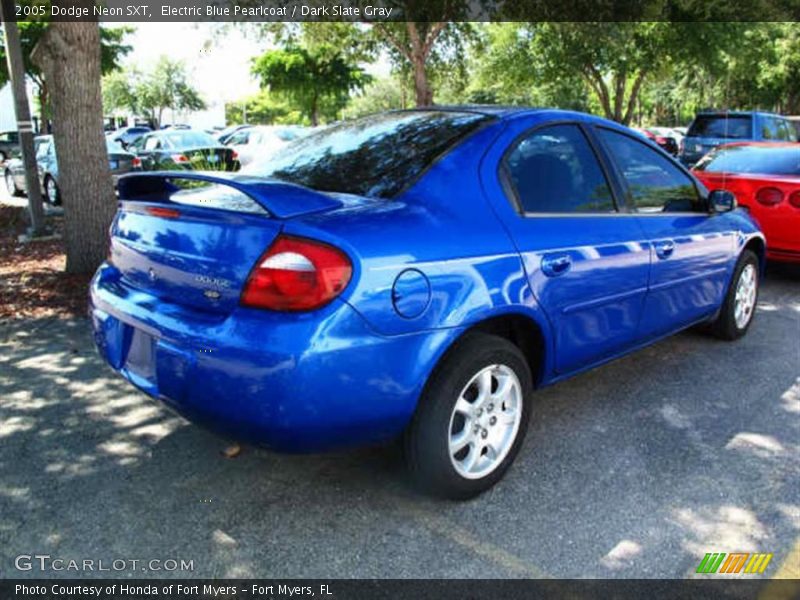 Electric Blue Pearlcoat / Dark Slate Gray 2005 Dodge Neon SXT