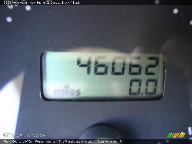 Black / Black 2003 Volkswagen New Beetle GL Coupe
