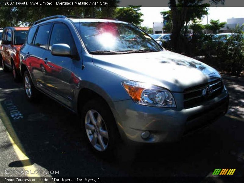Everglade Metallic / Ash Gray 2007 Toyota RAV4 Limited