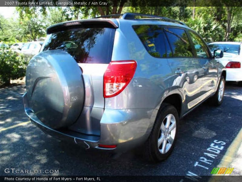 Everglade Metallic / Ash Gray 2007 Toyota RAV4 Limited