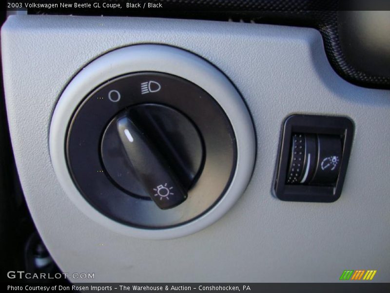 Black / Black 2003 Volkswagen New Beetle GL Coupe