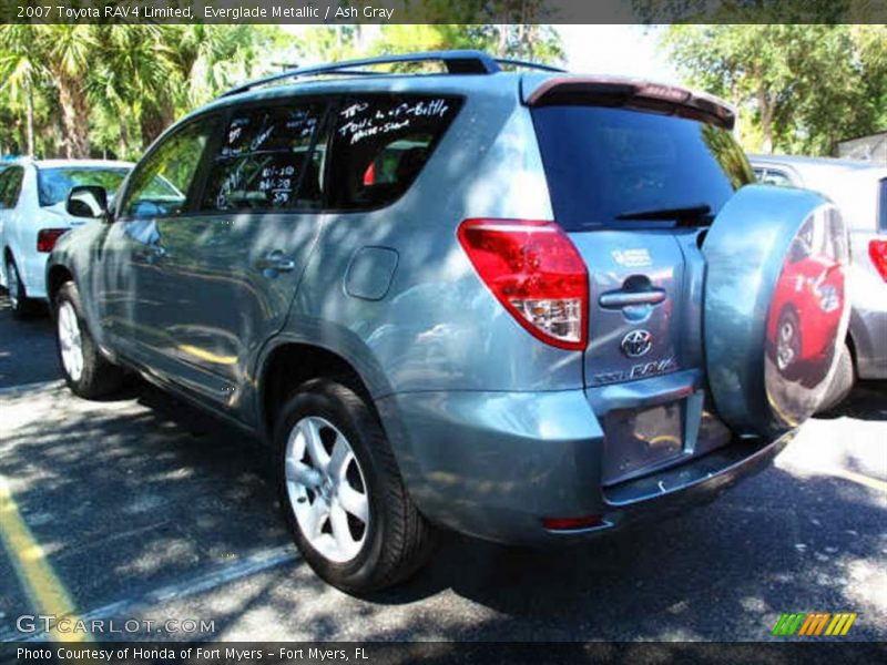 Everglade Metallic / Ash Gray 2007 Toyota RAV4 Limited