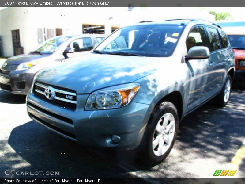 Everglade Metallic / Ash Gray 2007 Toyota RAV4 Limited