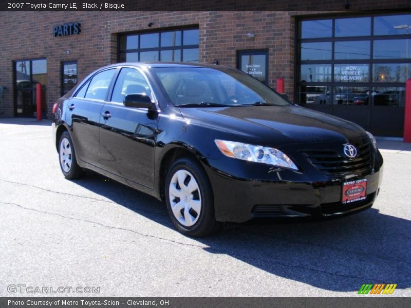 Black / Bisque 2007 Toyota Camry LE