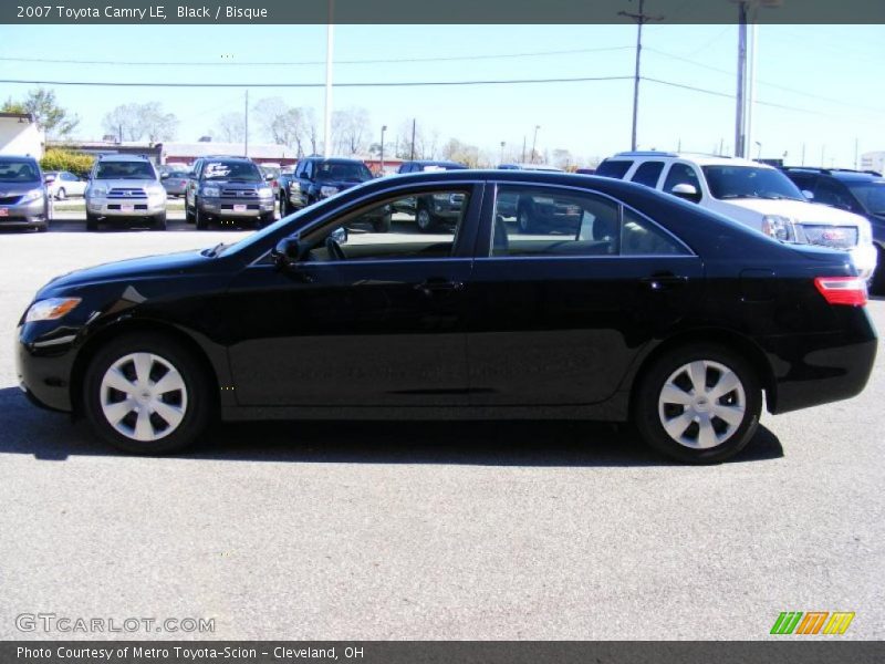 Black / Bisque 2007 Toyota Camry LE