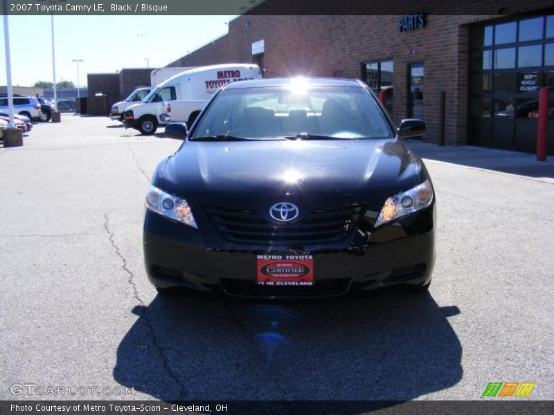 Black / Bisque 2007 Toyota Camry LE