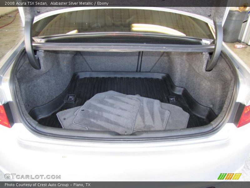 Alabaster Silver Metallic / Ebony 2008 Acura TSX Sedan