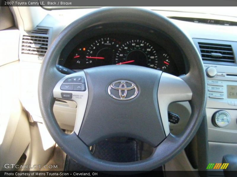 Black / Bisque 2007 Toyota Camry LE