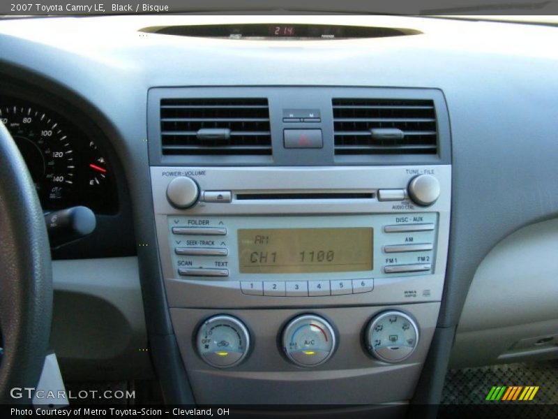 Black / Bisque 2007 Toyota Camry LE