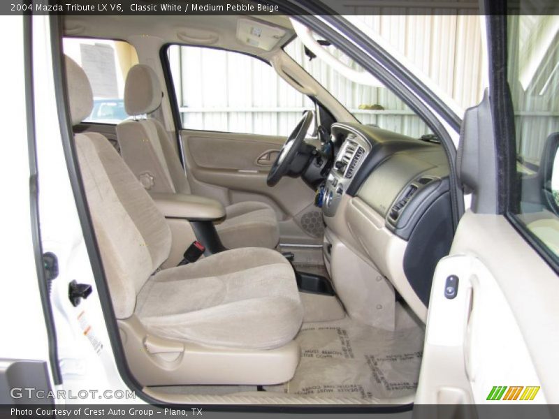 Classic White / Medium Pebble Beige 2004 Mazda Tribute LX V6