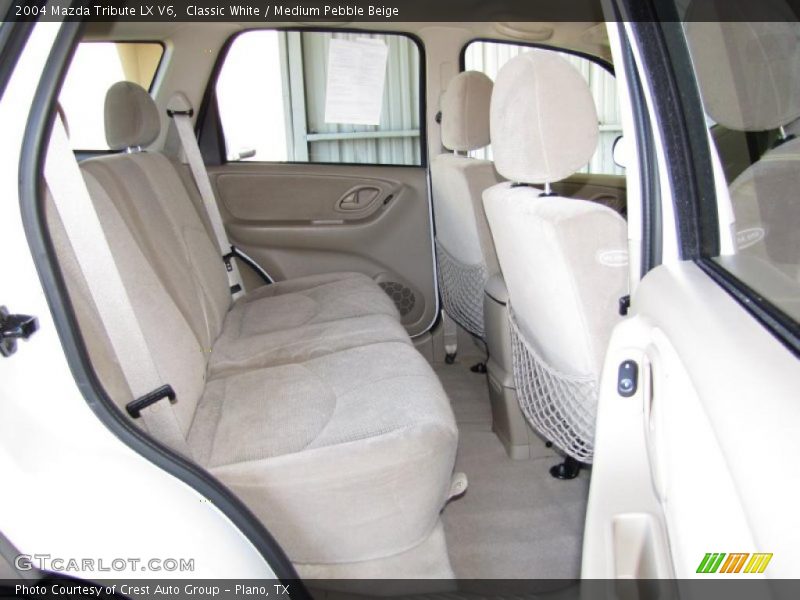 Classic White / Medium Pebble Beige 2004 Mazda Tribute LX V6