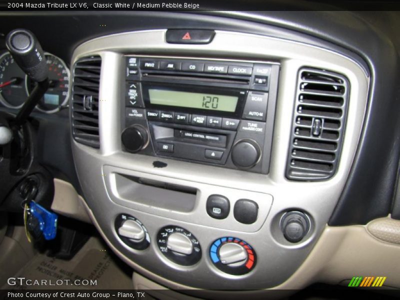 Classic White / Medium Pebble Beige 2004 Mazda Tribute LX V6