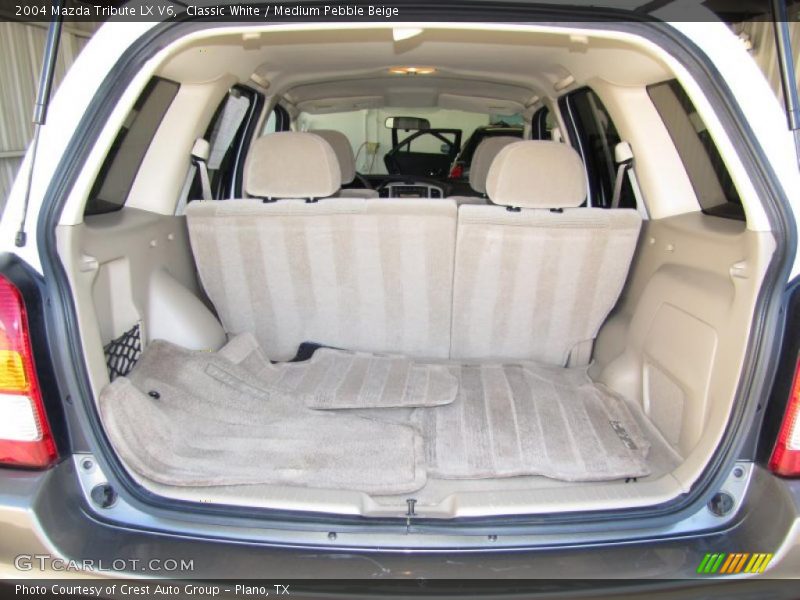 Classic White / Medium Pebble Beige 2004 Mazda Tribute LX V6