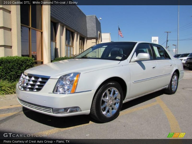 White Diamond Tri-coat / Ebony 2010 Cadillac DTS