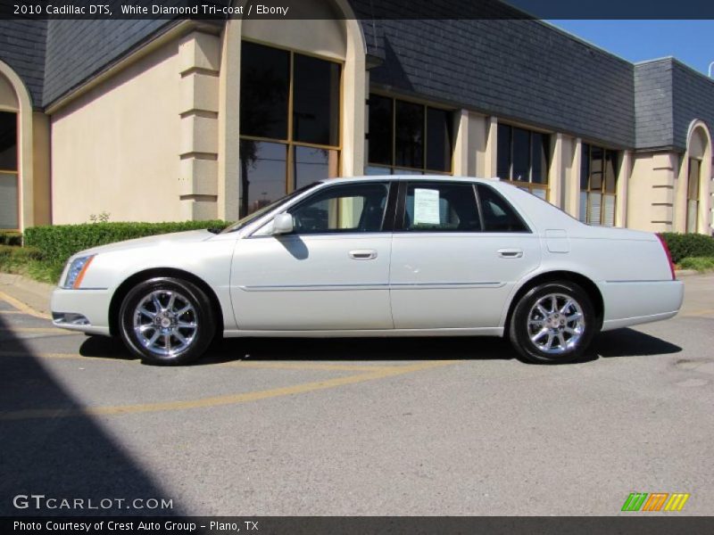 White Diamond Tri-coat / Ebony 2010 Cadillac DTS