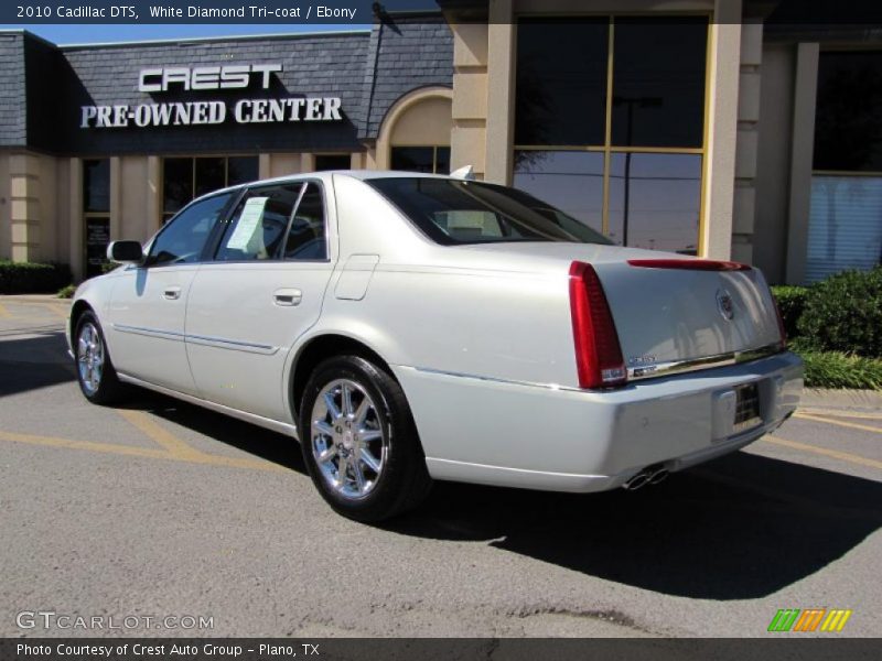 White Diamond Tri-coat / Ebony 2010 Cadillac DTS