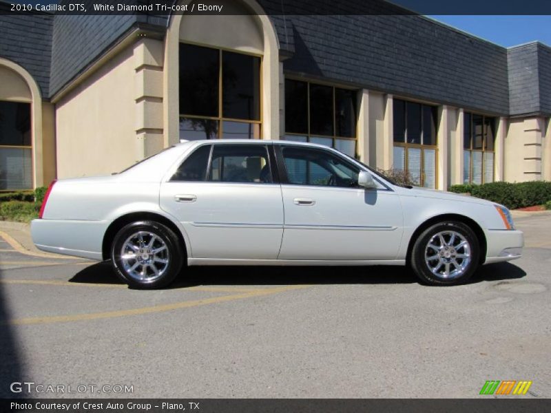 White Diamond Tri-coat / Ebony 2010 Cadillac DTS