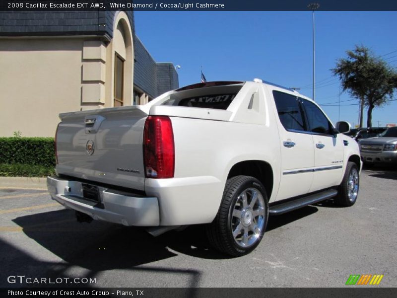 White Diamond / Cocoa/Light Cashmere 2008 Cadillac Escalade EXT AWD