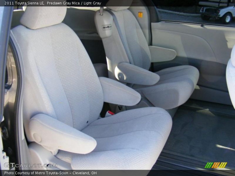 Predawn Gray Mica / Light Gray 2011 Toyota Sienna LE