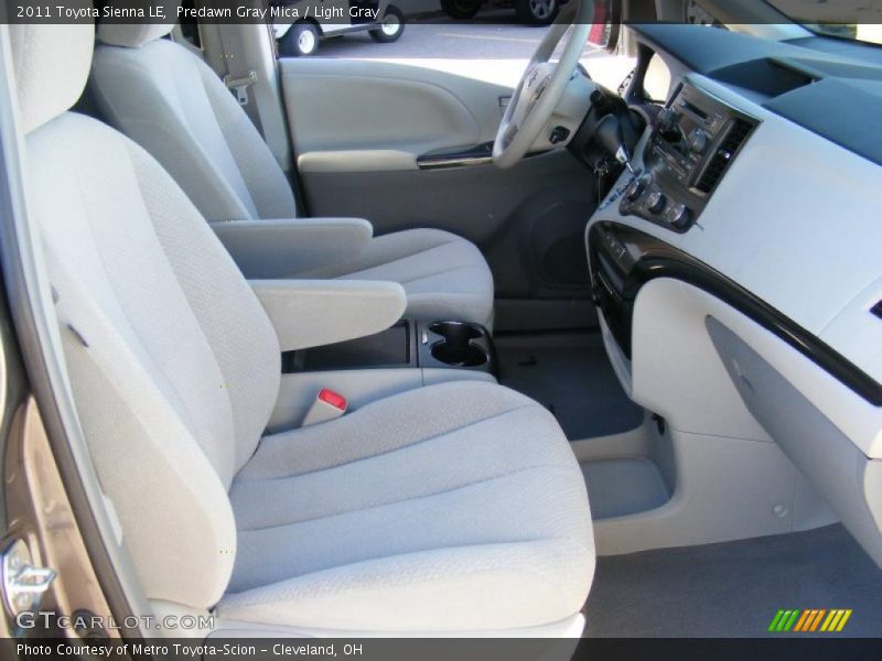 Predawn Gray Mica / Light Gray 2011 Toyota Sienna LE
