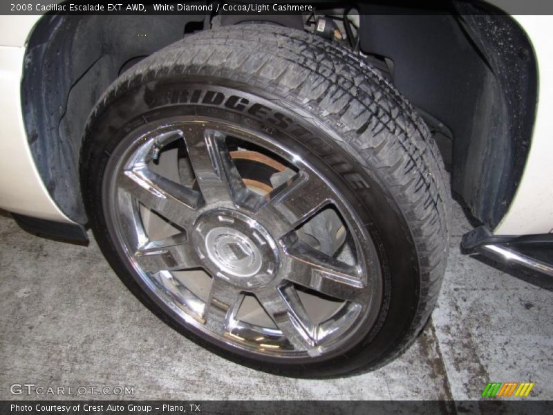 White Diamond / Cocoa/Light Cashmere 2008 Cadillac Escalade EXT AWD