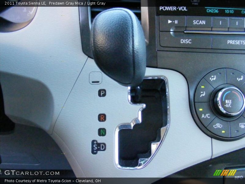 Predawn Gray Mica / Light Gray 2011 Toyota Sienna LE