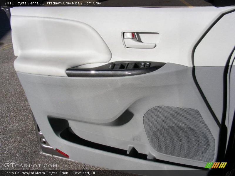 Predawn Gray Mica / Light Gray 2011 Toyota Sienna LE