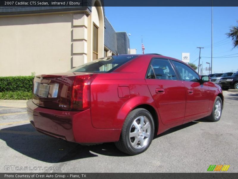 Infrared / Ebony 2007 Cadillac CTS Sedan