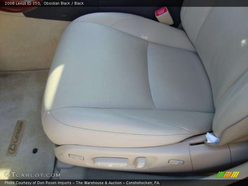 Obsidian Black / Black 2008 Lexus ES 350