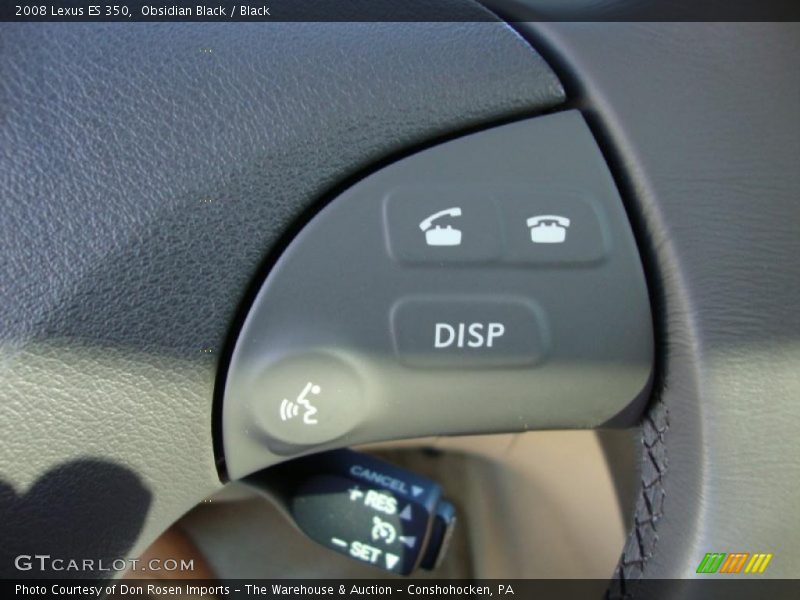Obsidian Black / Black 2008 Lexus ES 350