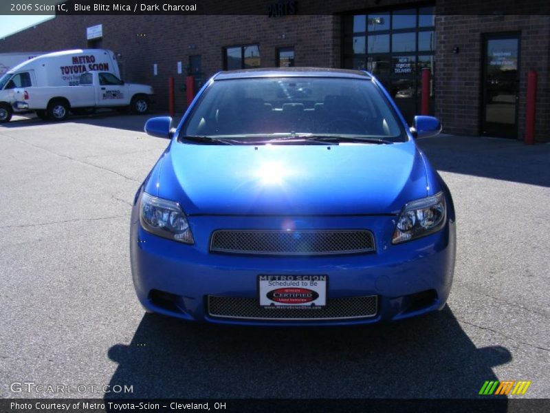 Blue Blitz Mica / Dark Charcoal 2006 Scion tC