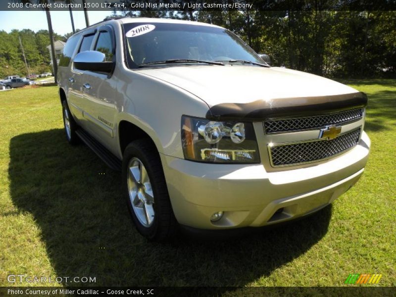 Gold Mist Metallic / Light Cashmere/Ebony 2008 Chevrolet Suburban 1500 LTZ 4x4