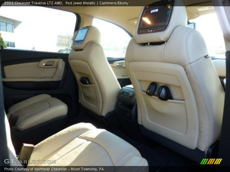Red Jewel Metallic / Cashmere/Ebony 2011 Chevrolet Traverse LTZ AWD