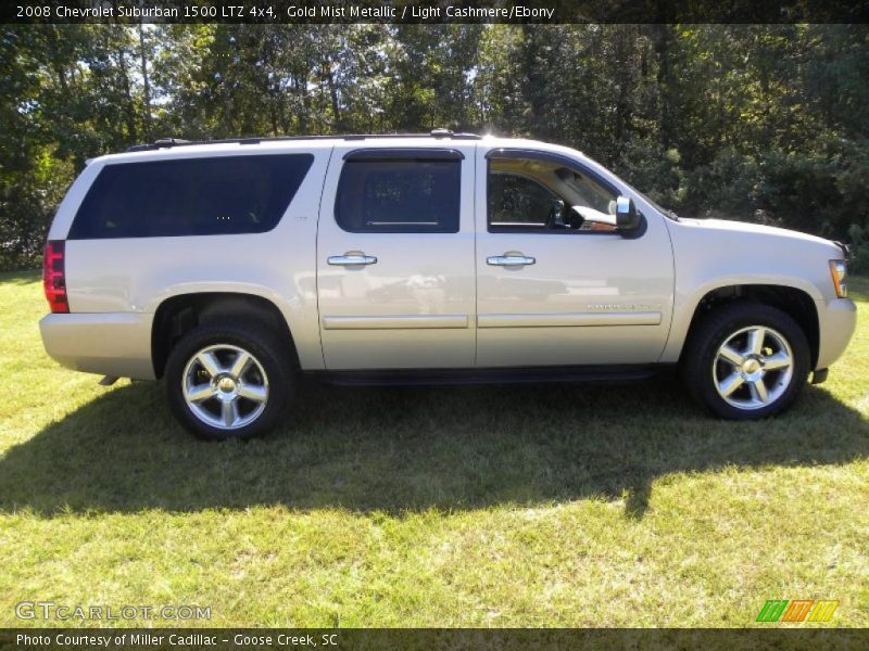 Gold Mist Metallic / Light Cashmere/Ebony 2008 Chevrolet Suburban 1500 LTZ 4x4