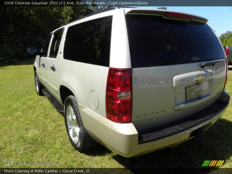 Gold Mist Metallic / Light Cashmere/Ebony 2008 Chevrolet Suburban 1500 LTZ 4x4