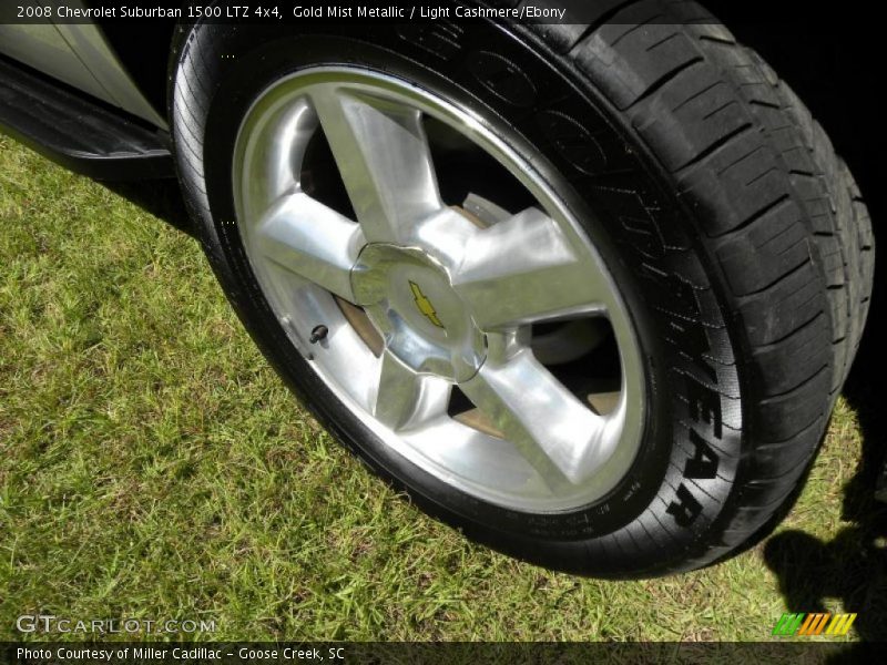 Gold Mist Metallic / Light Cashmere/Ebony 2008 Chevrolet Suburban 1500 LTZ 4x4