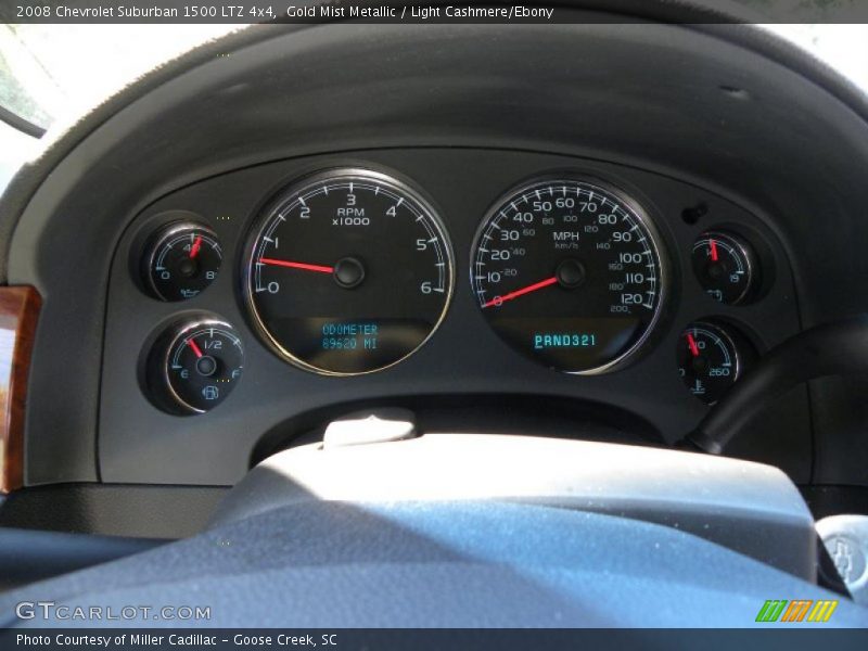 Gold Mist Metallic / Light Cashmere/Ebony 2008 Chevrolet Suburban 1500 LTZ 4x4