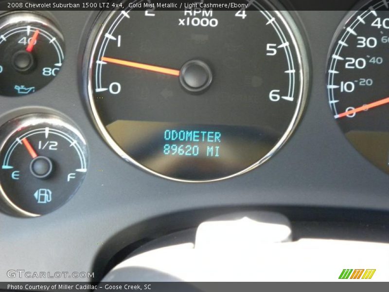 Gold Mist Metallic / Light Cashmere/Ebony 2008 Chevrolet Suburban 1500 LTZ 4x4