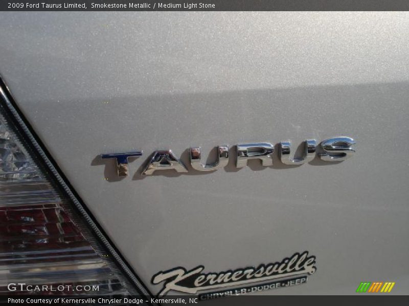 Smokestone Metallic / Medium Light Stone 2009 Ford Taurus Limited