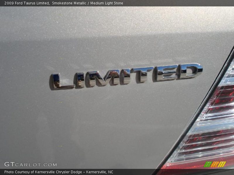 Smokestone Metallic / Medium Light Stone 2009 Ford Taurus Limited