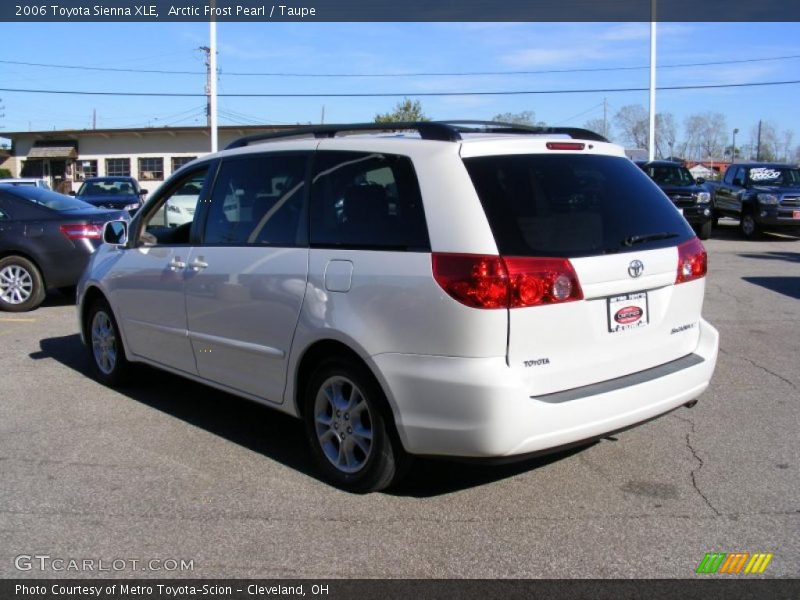 Arctic Frost Pearl / Taupe 2006 Toyota Sienna XLE