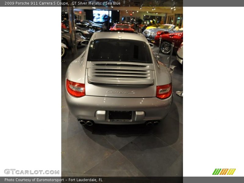 GT Silver Metallic / Sea Blue 2009 Porsche 911 Carrera S Coupe